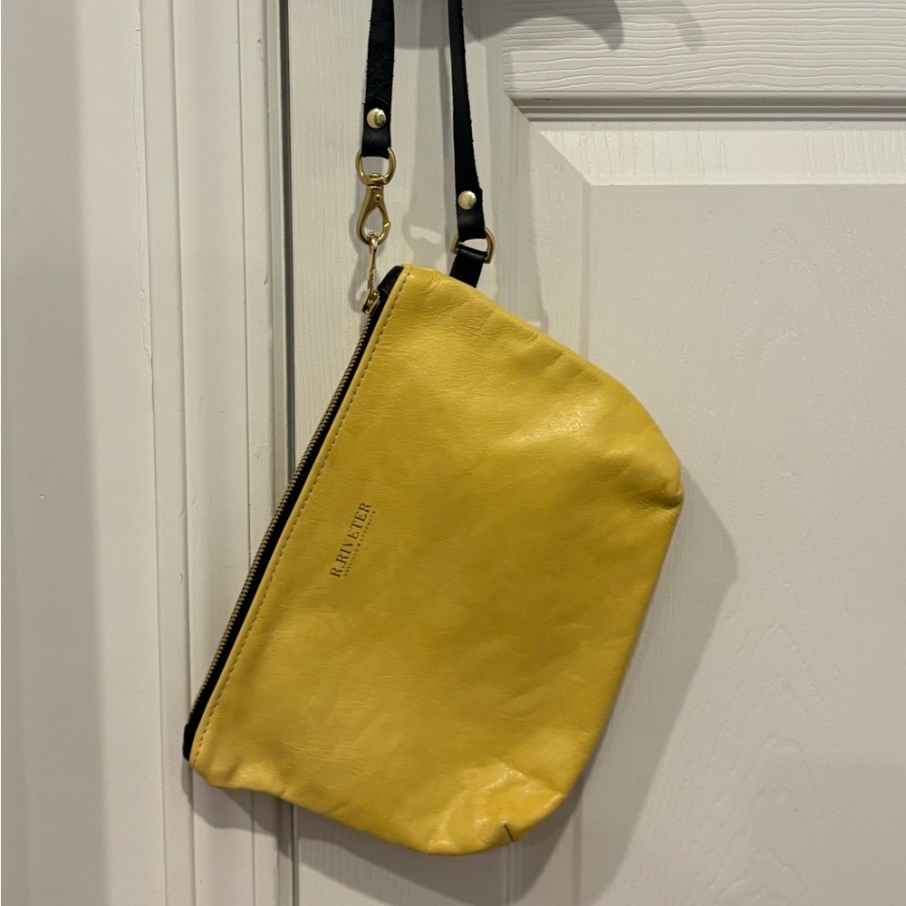 R. Riveter Leather Clutch